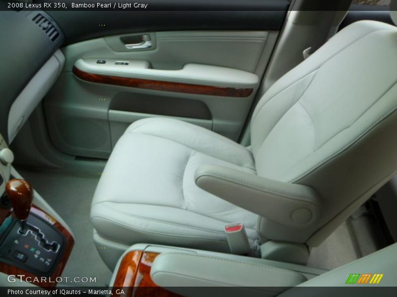 Bamboo Pearl / Light Gray 2008 Lexus RX 350