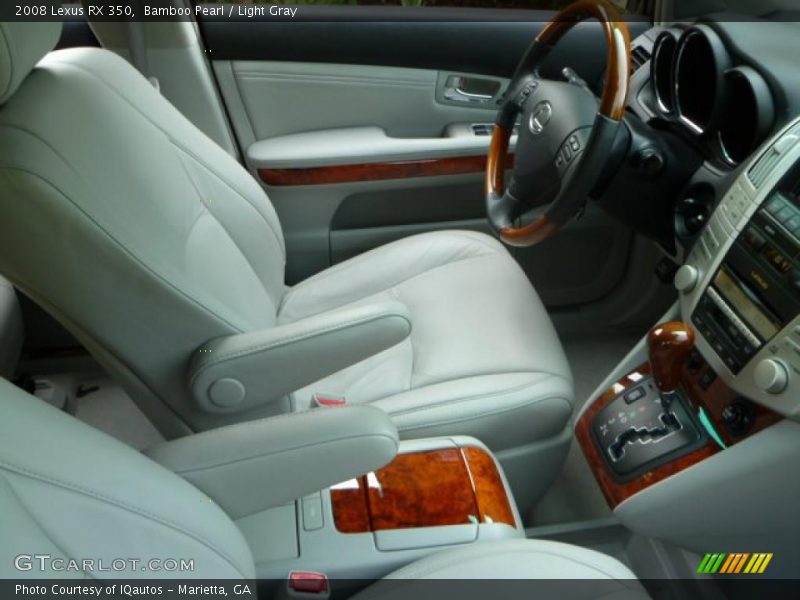Bamboo Pearl / Light Gray 2008 Lexus RX 350