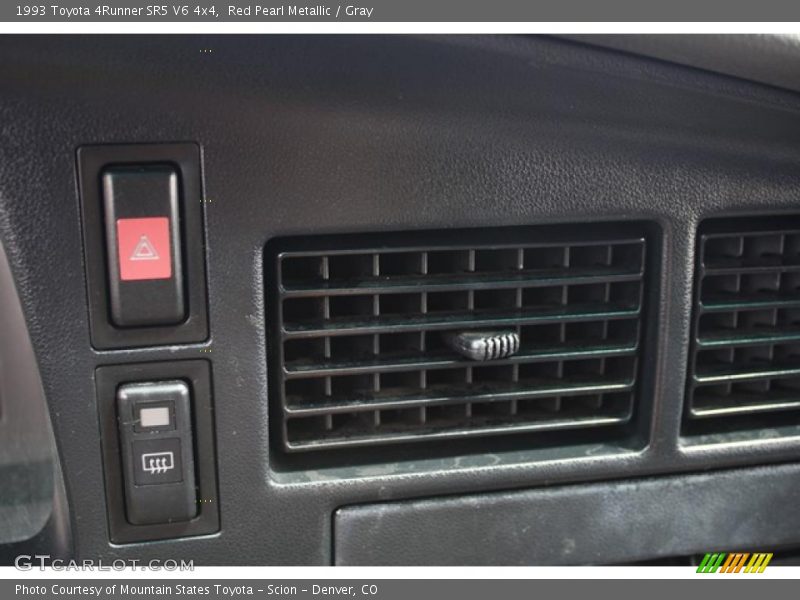 Red Pearl Metallic / Gray 1993 Toyota 4Runner SR5 V6 4x4