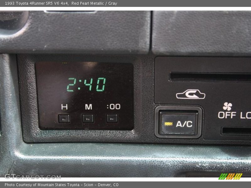 Red Pearl Metallic / Gray 1993 Toyota 4Runner SR5 V6 4x4