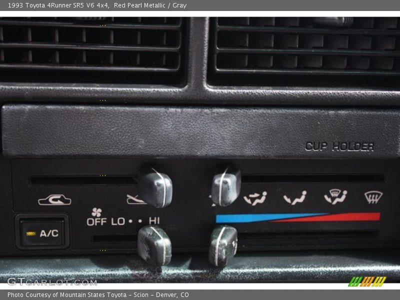 Red Pearl Metallic / Gray 1993 Toyota 4Runner SR5 V6 4x4