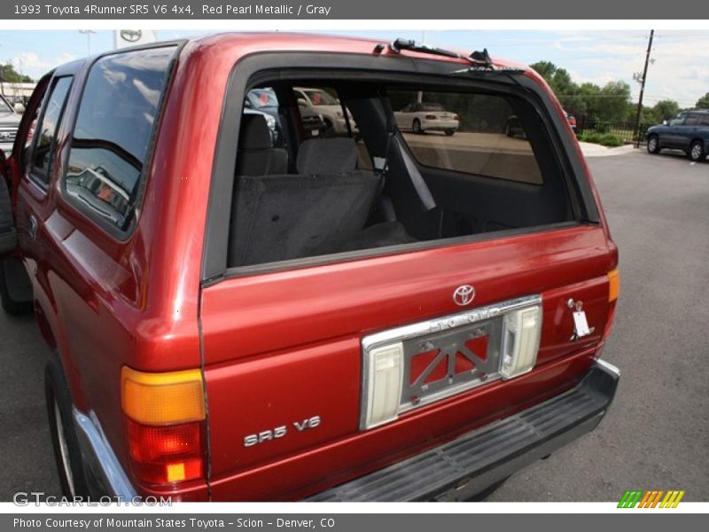Red Pearl Metallic / Gray 1993 Toyota 4Runner SR5 V6 4x4