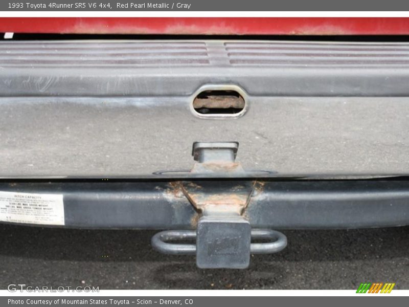 Red Pearl Metallic / Gray 1993 Toyota 4Runner SR5 V6 4x4