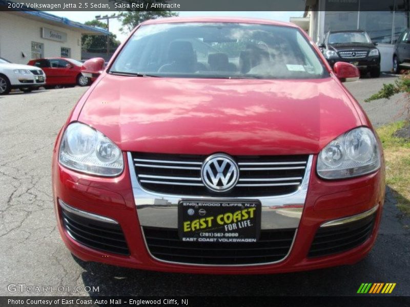Salsa Red / Anthracite 2007 Volkswagen Jetta 2.5 Sedan