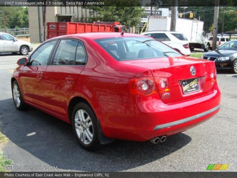 Salsa Red / Anthracite 2007 Volkswagen Jetta 2.5 Sedan