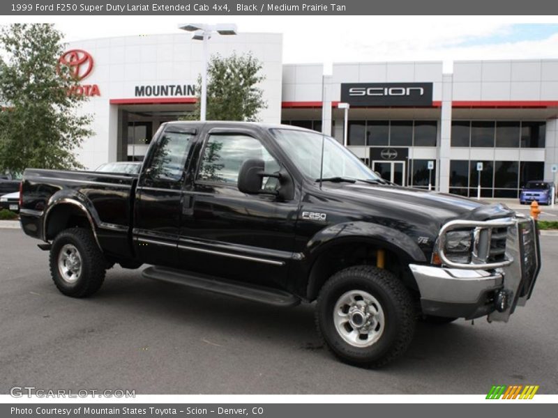 Black / Medium Prairie Tan 1999 Ford F250 Super Duty Lariat Extended Cab 4x4
