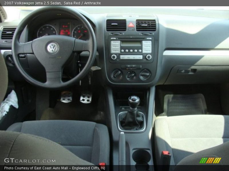 Salsa Red / Anthracite 2007 Volkswagen Jetta 2.5 Sedan