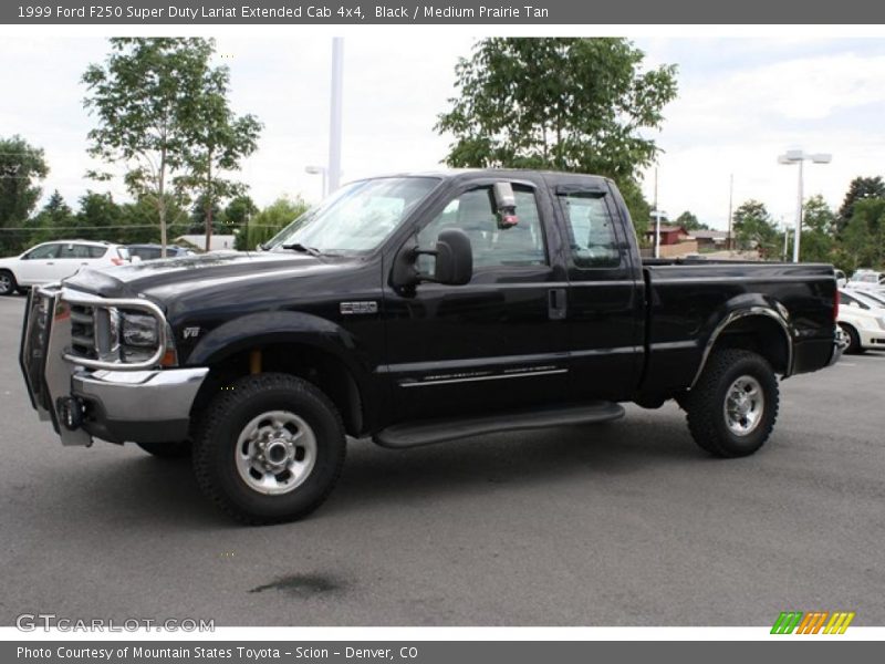 Black / Medium Prairie Tan 1999 Ford F250 Super Duty Lariat Extended Cab 4x4