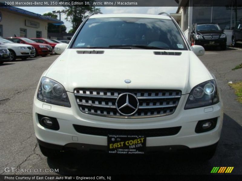 Arctic White / Macadamia 2008 Mercedes-Benz ML 350 4Matic Edition 10