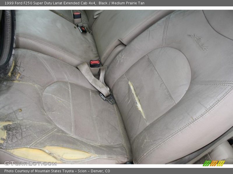 Black / Medium Prairie Tan 1999 Ford F250 Super Duty Lariat Extended Cab 4x4