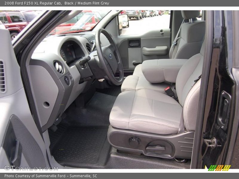 Black / Medium Flint Grey 2008 Ford F150 XL Regular Cab
