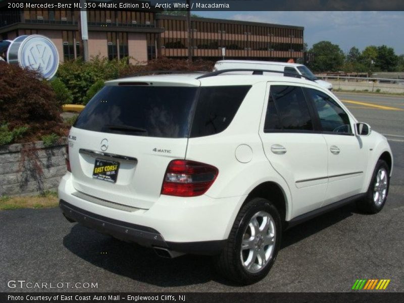 Arctic White / Macadamia 2008 Mercedes-Benz ML 350 4Matic Edition 10