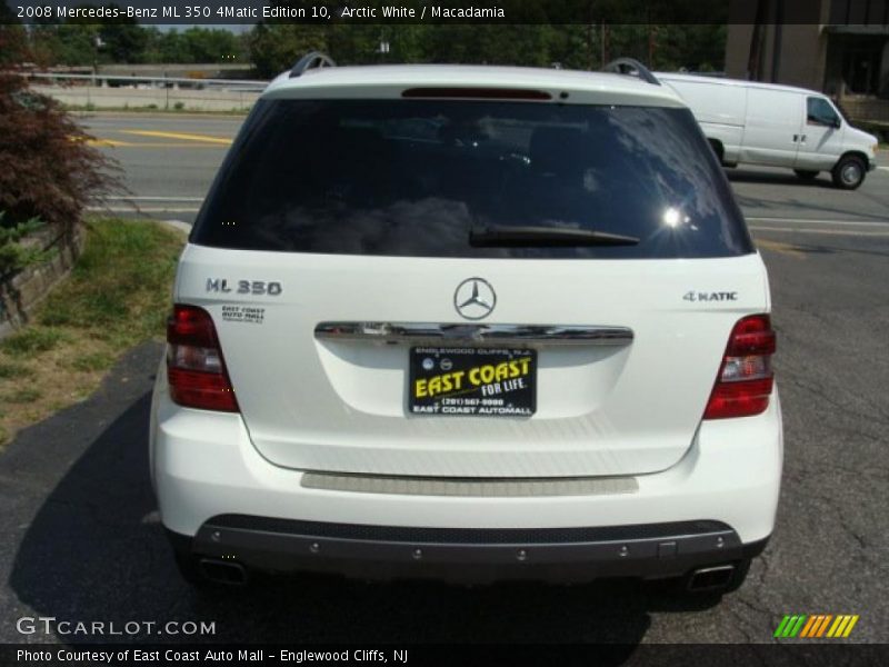 Arctic White / Macadamia 2008 Mercedes-Benz ML 350 4Matic Edition 10