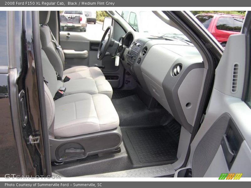 Black / Medium Flint Grey 2008 Ford F150 XL Regular Cab