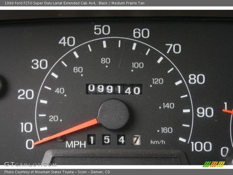 Black / Medium Prairie Tan 1999 Ford F250 Super Duty Lariat Extended Cab 4x4