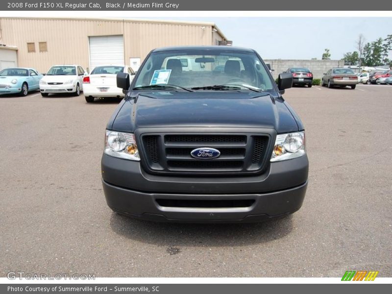 Black / Medium Flint Grey 2008 Ford F150 XL Regular Cab