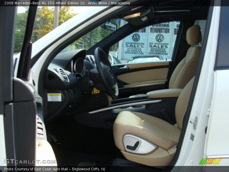 Arctic White / Macadamia 2008 Mercedes-Benz ML 350 4Matic Edition 10