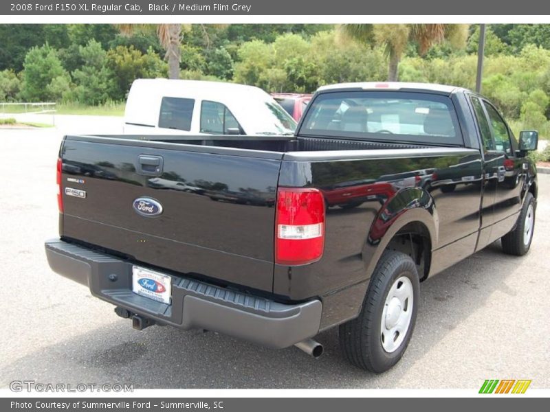 Black / Medium Flint Grey 2008 Ford F150 XL Regular Cab
