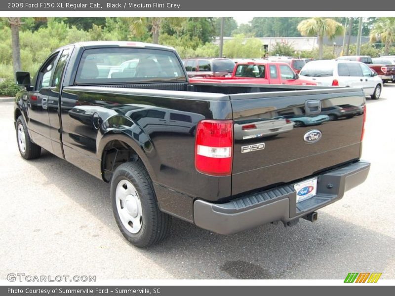 Black / Medium Flint Grey 2008 Ford F150 XL Regular Cab