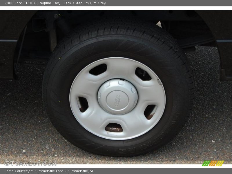 Black / Medium Flint Grey 2008 Ford F150 XL Regular Cab