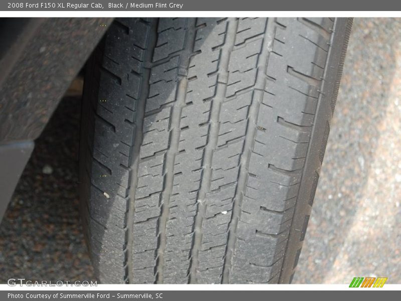 Black / Medium Flint Grey 2008 Ford F150 XL Regular Cab