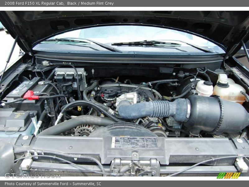 Black / Medium Flint Grey 2008 Ford F150 XL Regular Cab