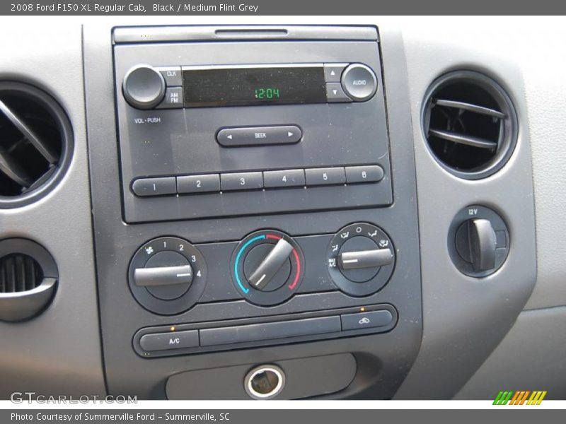 Black / Medium Flint Grey 2008 Ford F150 XL Regular Cab