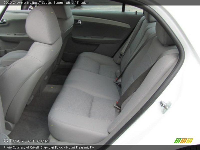 Summit White / Titanium 2010 Chevrolet Malibu LT Sedan