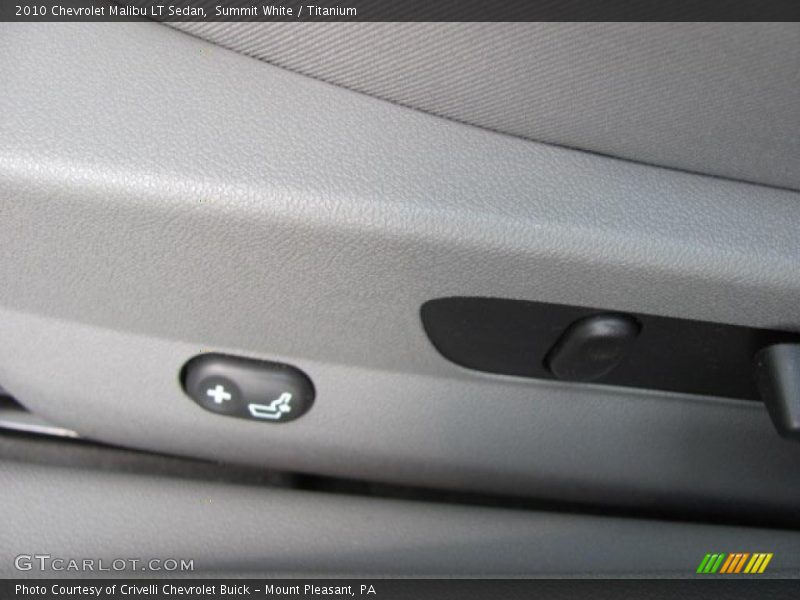 Summit White / Titanium 2010 Chevrolet Malibu LT Sedan