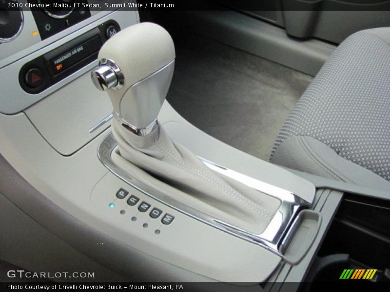 Summit White / Titanium 2010 Chevrolet Malibu LT Sedan