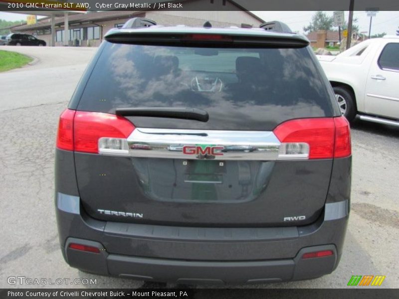 Cyber Gray Metallic / Jet Black 2010 GMC Terrain SLT AWD