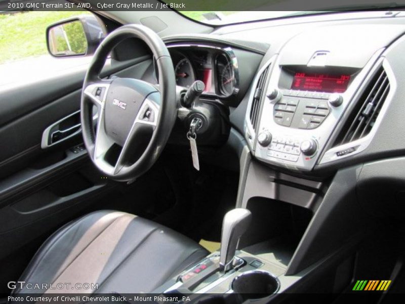 Cyber Gray Metallic / Jet Black 2010 GMC Terrain SLT AWD