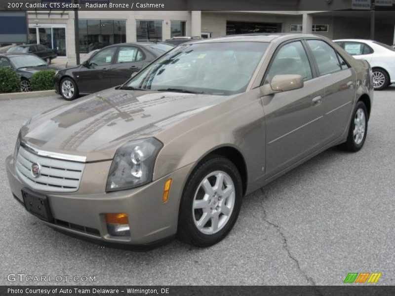 Radiant Bronze / Cashmere 2007 Cadillac CTS Sedan