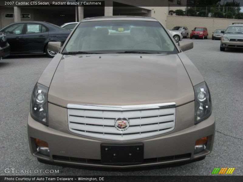 Radiant Bronze / Cashmere 2007 Cadillac CTS Sedan