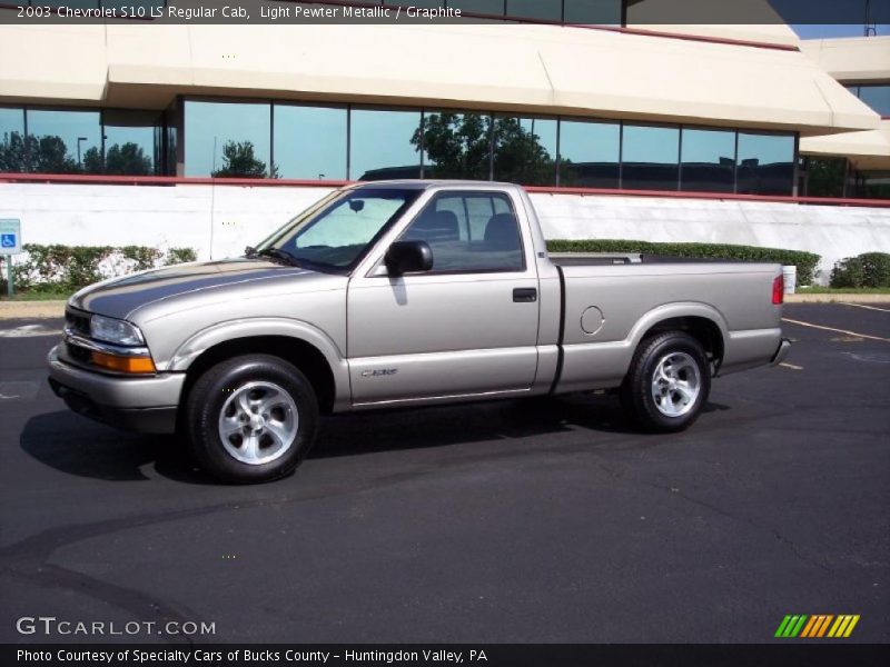 Light Pewter Metallic / Graphite 2003 Chevrolet S10 LS Regular Cab