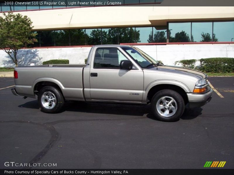 Light Pewter Metallic / Graphite 2003 Chevrolet S10 LS Regular Cab