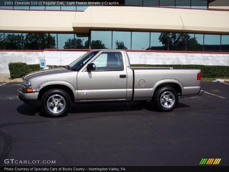 Light Pewter Metallic / Graphite 2003 Chevrolet S10 LS Regular Cab