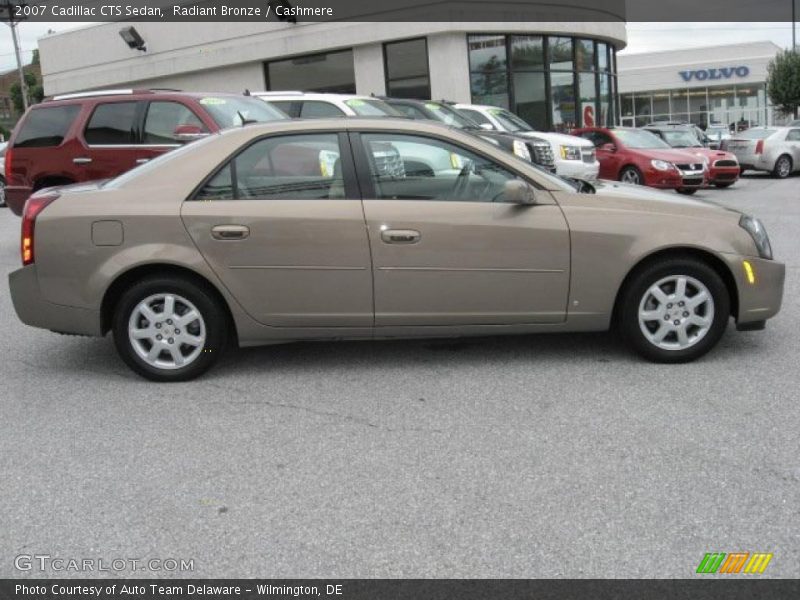 Radiant Bronze / Cashmere 2007 Cadillac CTS Sedan