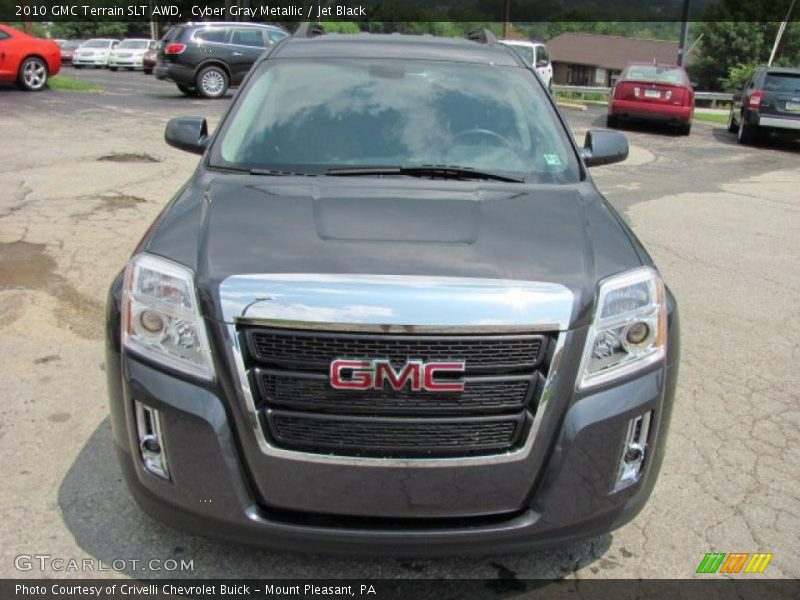 Cyber Gray Metallic / Jet Black 2010 GMC Terrain SLT AWD