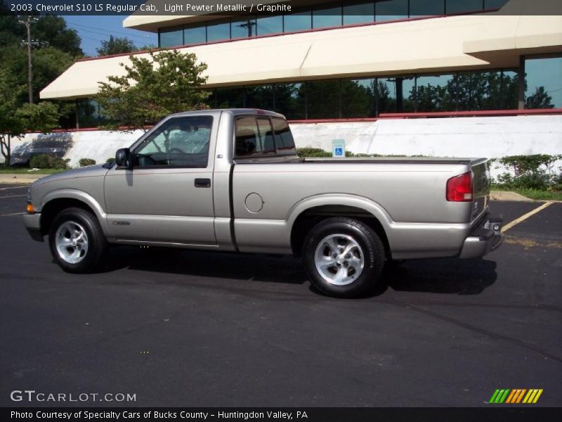 Light Pewter Metallic / Graphite 2003 Chevrolet S10 LS Regular Cab