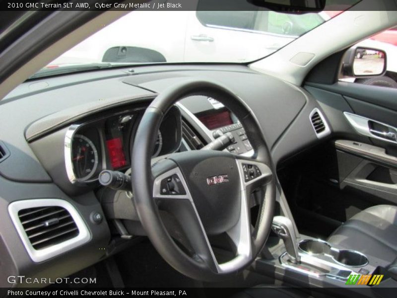 Cyber Gray Metallic / Jet Black 2010 GMC Terrain SLT AWD