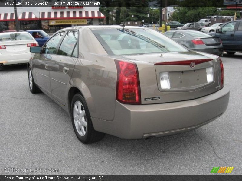 Radiant Bronze / Cashmere 2007 Cadillac CTS Sedan