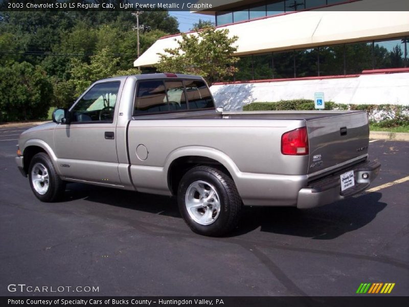 Light Pewter Metallic / Graphite 2003 Chevrolet S10 LS Regular Cab