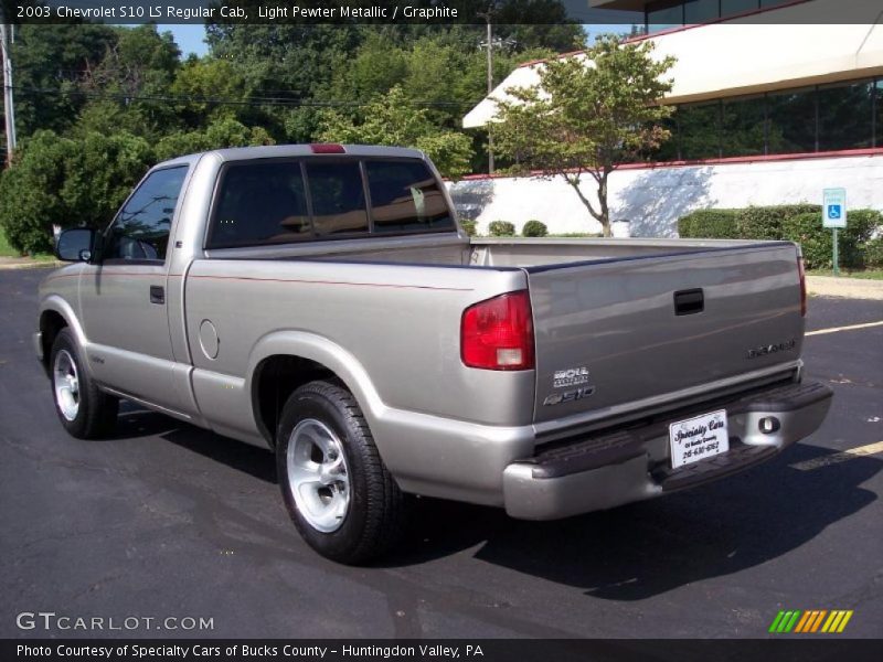 Light Pewter Metallic / Graphite 2003 Chevrolet S10 LS Regular Cab