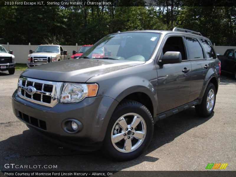Sterling Grey Metallic / Charcoal Black 2010 Ford Escape XLT