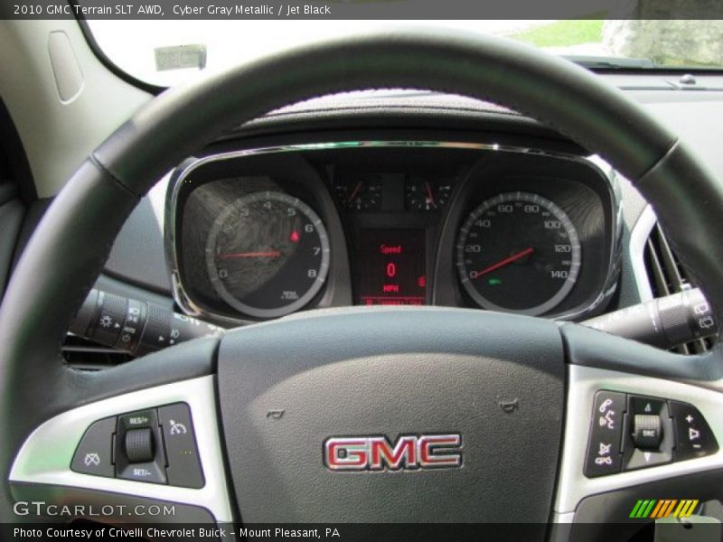 Cyber Gray Metallic / Jet Black 2010 GMC Terrain SLT AWD