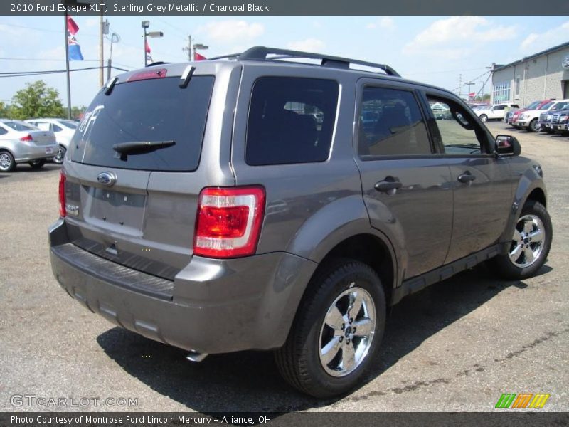 Sterling Grey Metallic / Charcoal Black 2010 Ford Escape XLT