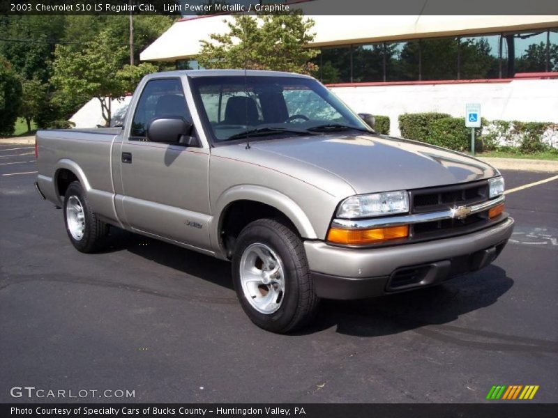 Light Pewter Metallic / Graphite 2003 Chevrolet S10 LS Regular Cab