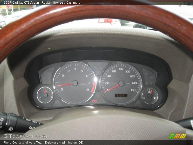 Radiant Bronze / Cashmere 2007 Cadillac CTS Sedan
