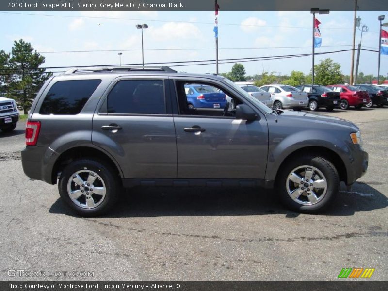 Sterling Grey Metallic / Charcoal Black 2010 Ford Escape XLT